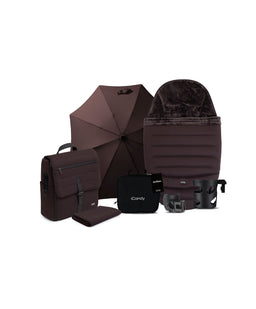 iCandy iCandy Peach 8 Complete Bundle with Maxi-Cosi Pebble Slide Pro Car Seat & Base  - Coffee Bean