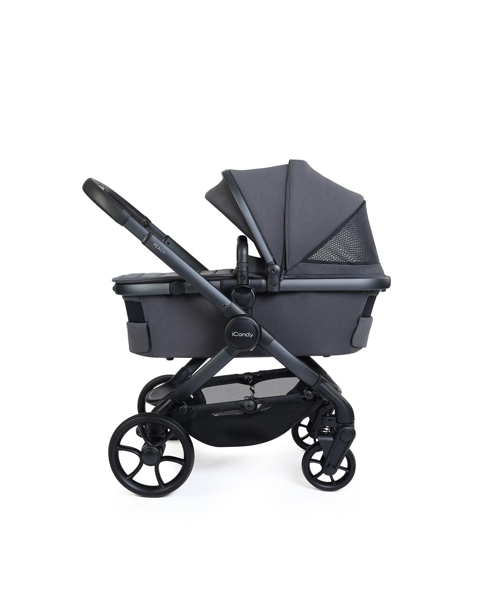 iCandy iCandy Peach 8 Complete Bundle with Maxi-Cosi Pebble Slide Pro Car Seat &amp; Base  - Grey