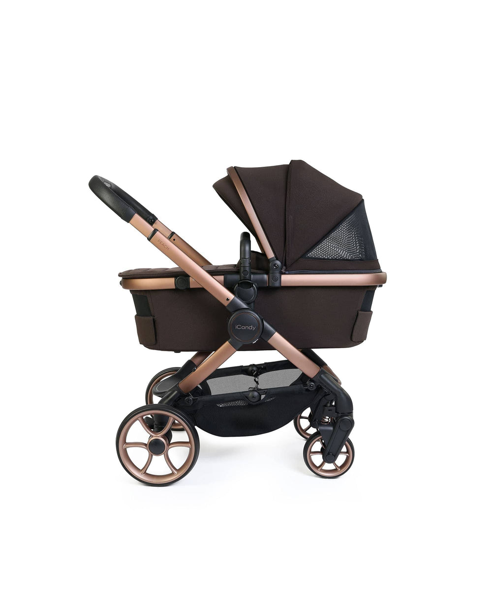 iCandy iCandy Peach 8 Complete Bundle with Maxi-Cosi Pebble Slide Pro Car Seat &amp; Base  - Pebble