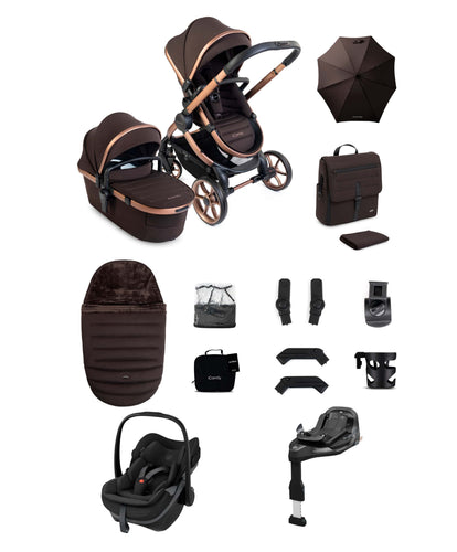 iCandy iCandy Peach 8 Complete Bundle with Maxi-Cosi Pebble Slide Pro Car Seat & Base  - Pebble