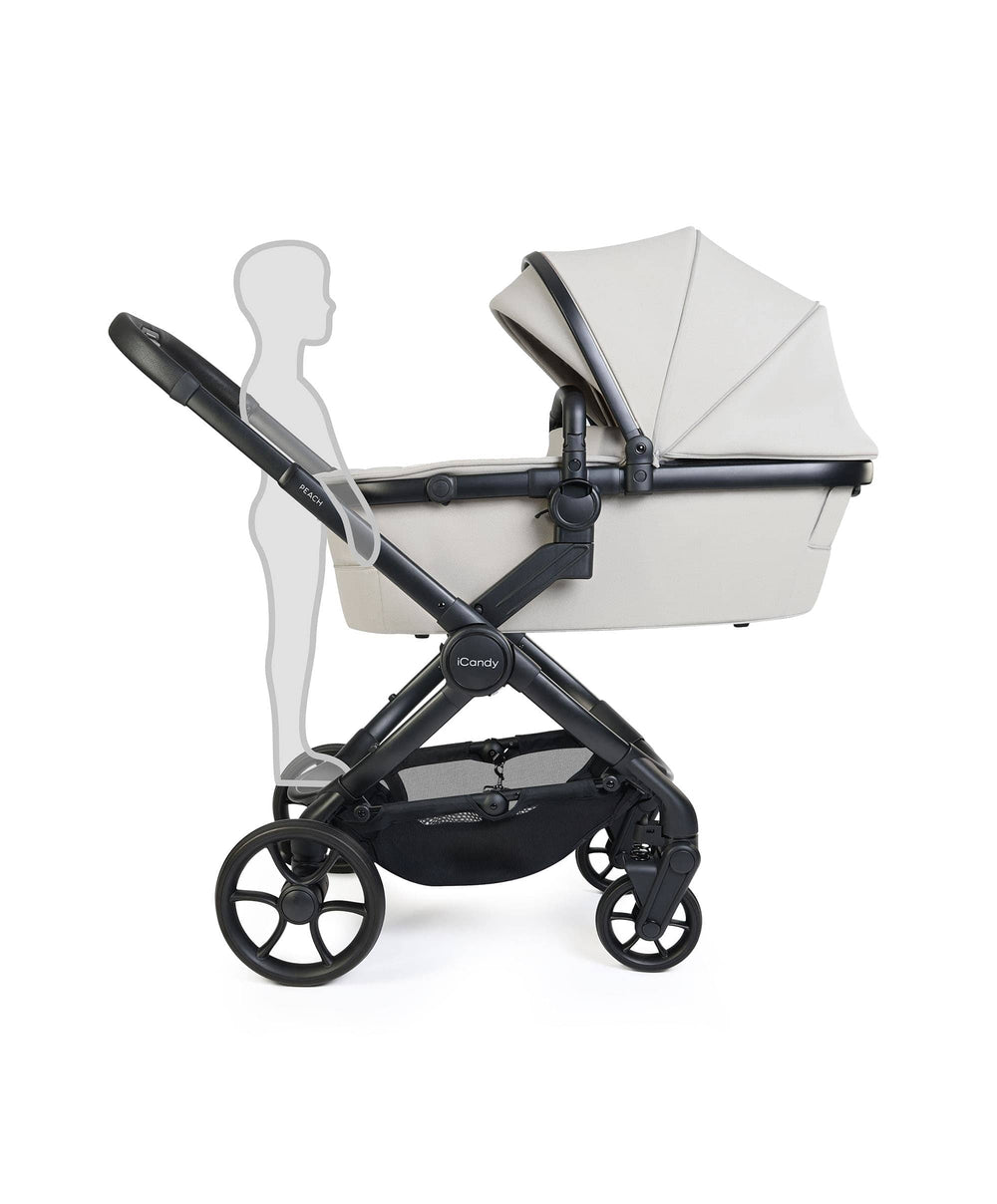 iCandy iCandy Peach 8 Complete Bundle with Maxi-Cosi Pebble Slide Pro Car Seat &amp; Base  - Taupe