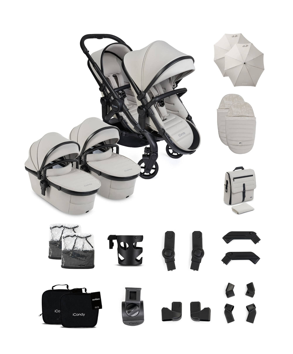 iCandy iCandy Peach 8 Twin Complete Bundle - Taupe
