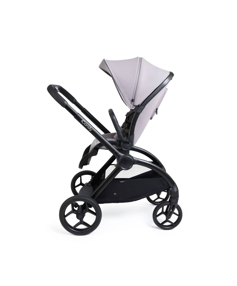 iCandy Pushchairs iCandy Core 2 Pushchair Bundle With Cybex Cloud T+ Car Seat &amp; Base - Storm Grey