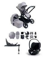 iCandy Pushchairs iCandy Core 2 Pushchair Bundle With Cybex Cloud T Car Seat & Base - Storm Grey