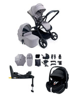 iCandy Pushchairs iCandy Core 2 Pushchair Bundle With Maxi-Cosi Pebble 360 Pro Car Seat & Base - Storm Grey
