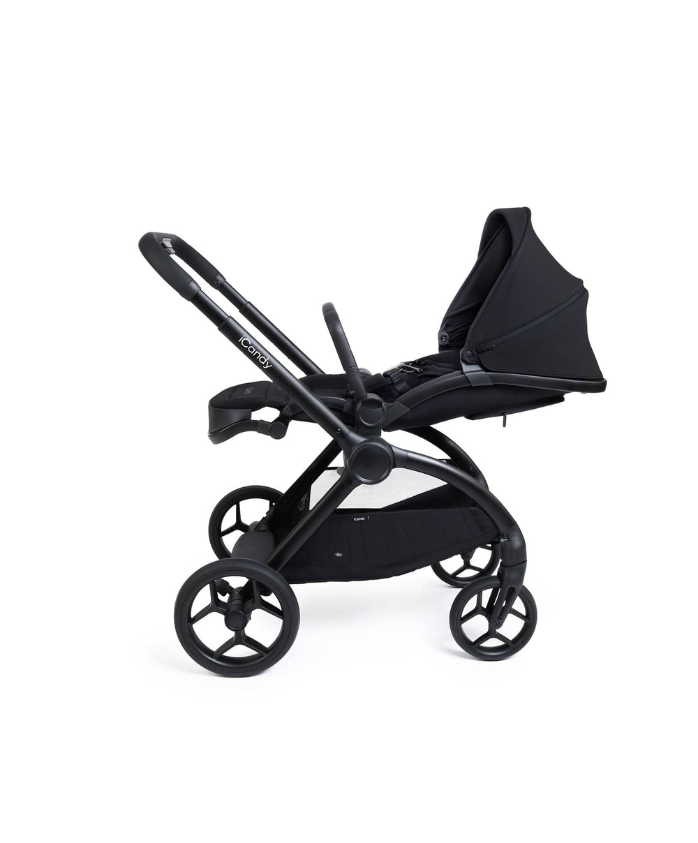 iCandy Pushchairs iCandy Core 2 Pushchair &amp; Carrycot Bundle - Black
