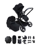 iCandy Pushchairs iCandy Core 2 Pushchair & Carrycot Bundle - Black