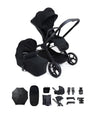 iCandy Pushchairs iCandy Core 2 Pushchair & Carrycot Bundle - Black