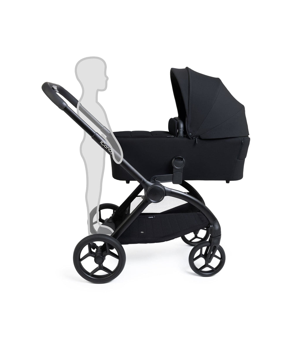 iCandy Pushchairs iCandy Core 2 Pushchair &amp; Carrycot Bundle - Black