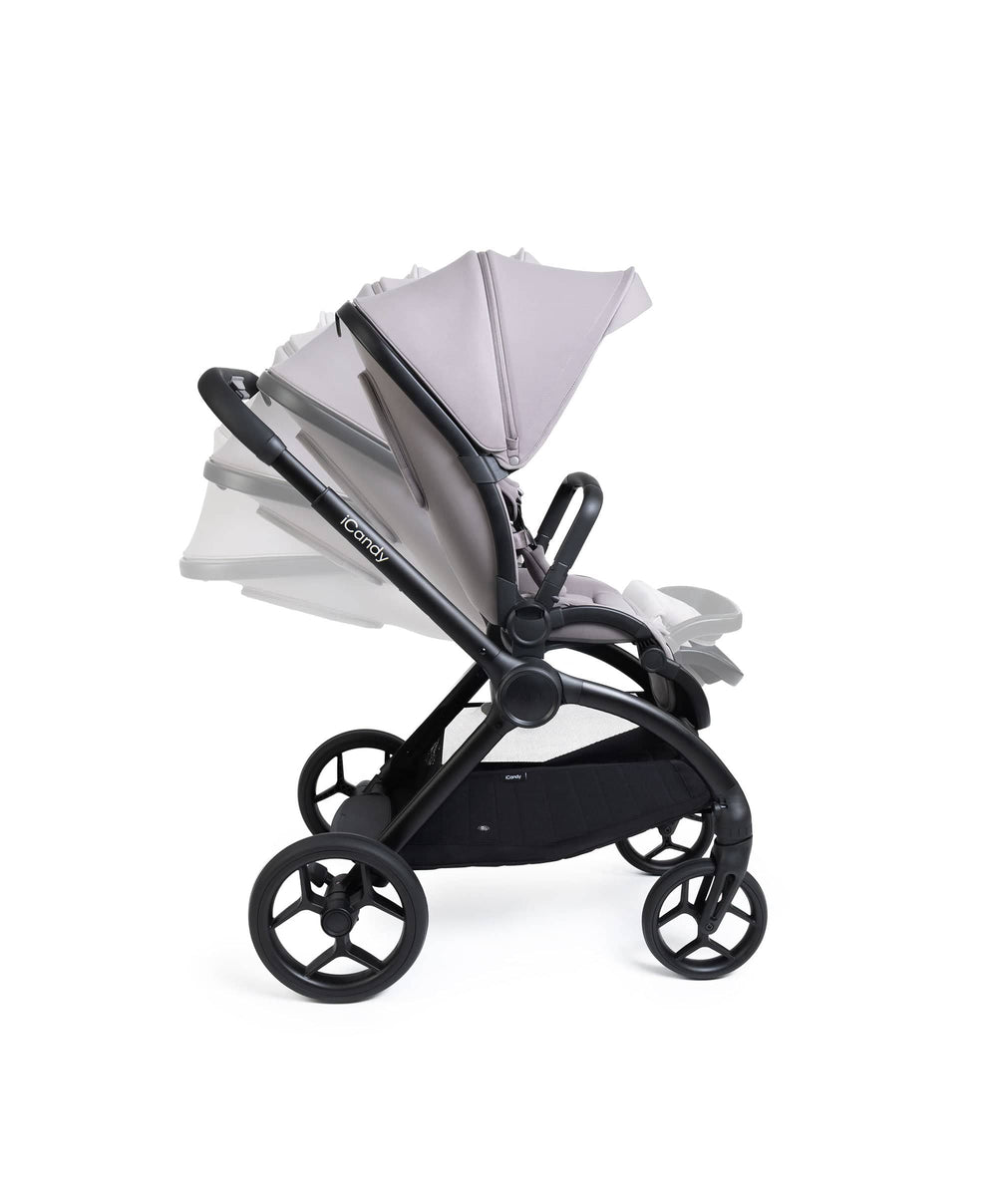 iCandy Pushchairs iCandy Core 2 Pushchair &amp; Carrycot Bundle - Storm Grey