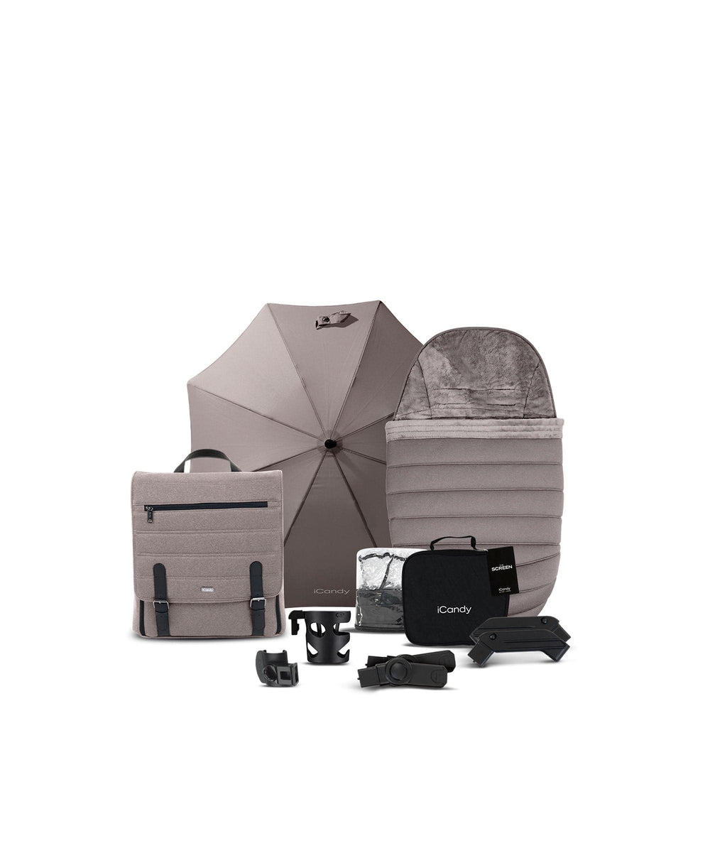 iCandy Pushchairs iCandy Peach 7 Complete Bundle - Porcini