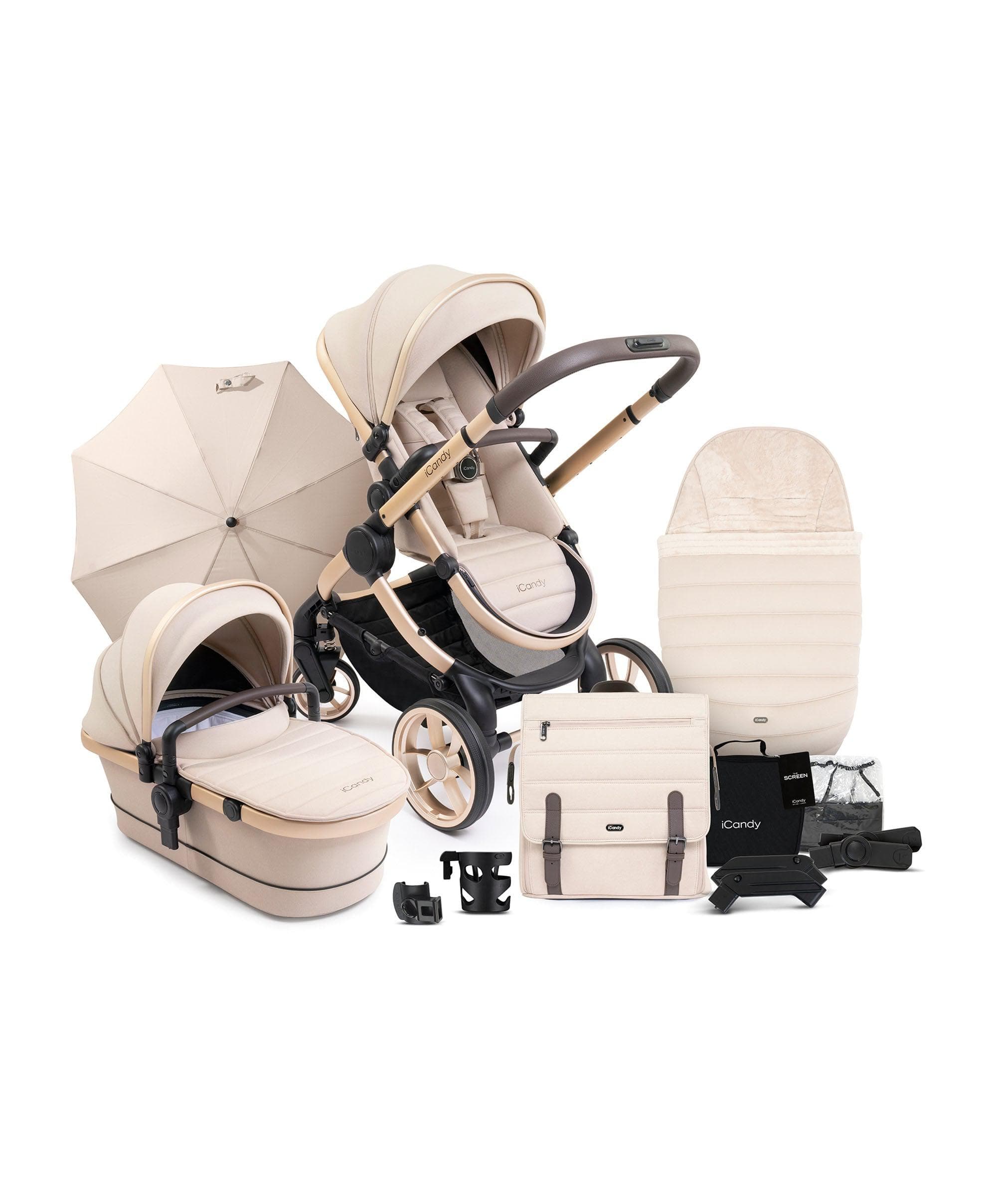 7 Complete Pushchair Bundle Biscotti