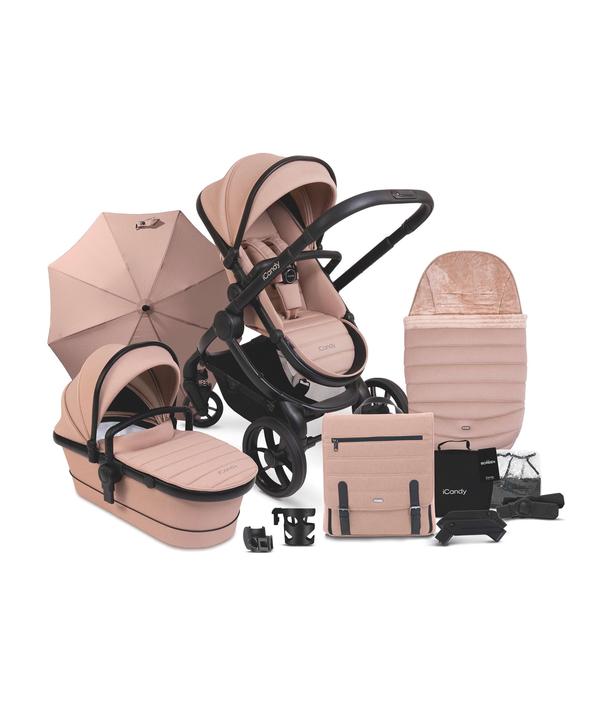 Icandy Orange Icandy Peach Pink Car Seat Icandy Orange Built In