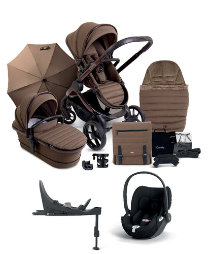 iCandy Pushchairs iCandy Peach 7 Complete Pushchair Bundle with Cloud T Car Seat & Base - Coco