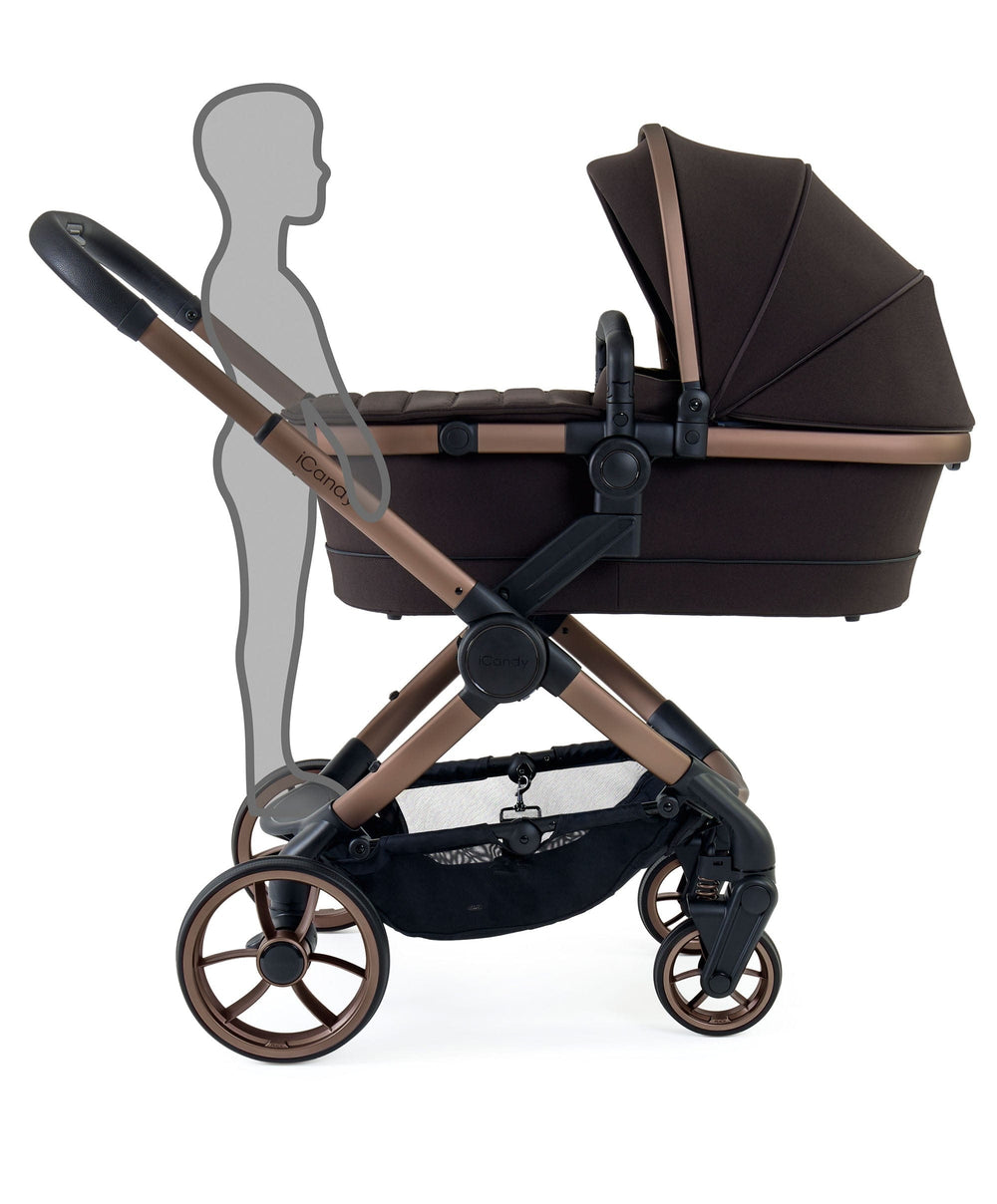 iCandy Pushchairs iCandy Peach 7 Complete Pushchair Bundle with iCandy Cocoon Car Seat &amp; Base - Pecan