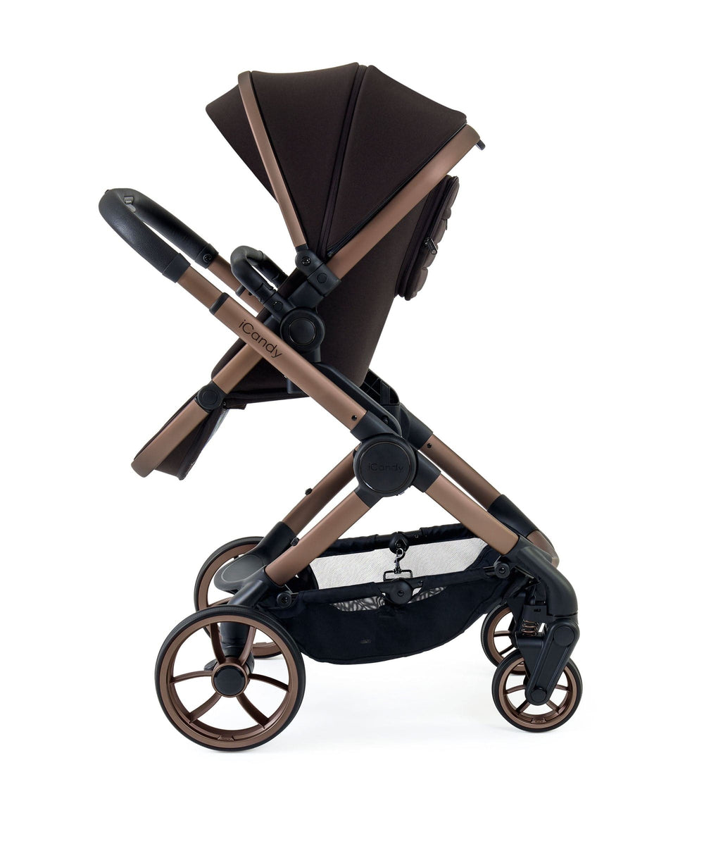 iCandy Pushchairs iCandy Peach 7 Complete Pushchair Bundle with iCandy Cocoon Car Seat &amp; Base - Pecan