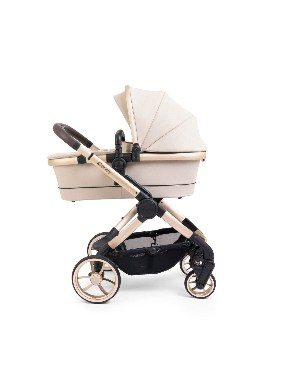 iCandy Peach Pushchair Bundle Maxi-Cosi Car Seat Biscotti
