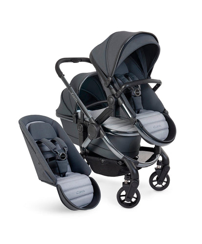 iCandy Pushchairs iCandy Peach 7 Double Pushchair Bundle - Truffle
