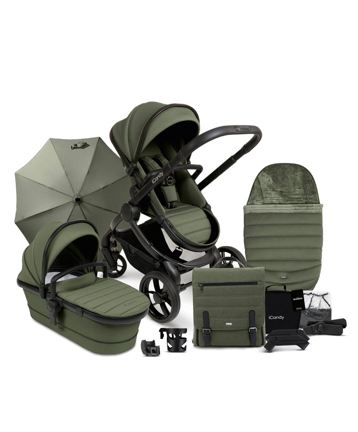 iCandy Peach Pushchair Bundle Ivy – Mamas Papas IE