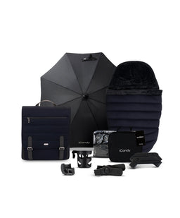 iCandy Pushchairs iCandy Peach 7 Pushchair Bundle with Cloud T Car Seat and Base in Black