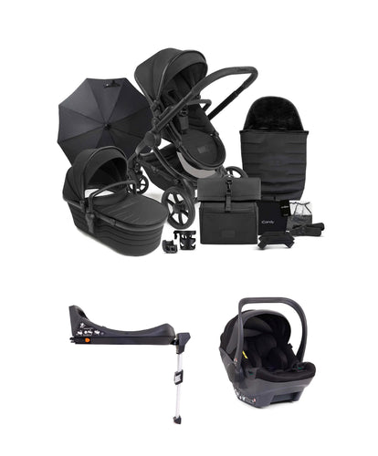 iCandy Pushchairs iCandy Peach 7 STUDIO Complete Bundle and Cocoon Car Seat & Base - Black