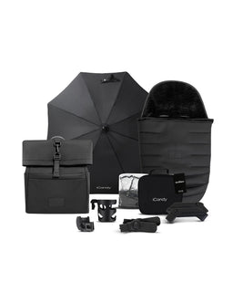 iCandy Pushchairs iCandy Peach 7 STUDIO Complete Bundle and Cybex Cloud T i-Size Rotating Car Seat & Base - Black