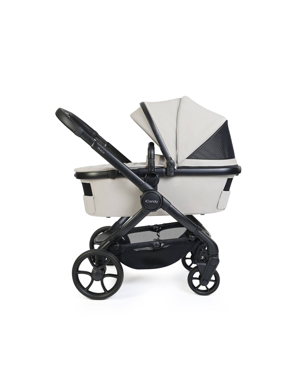 iCandy Pushchairs iCandy Peach 8 Complete Bundle with Cocoon 360 Car Seat - Taupe