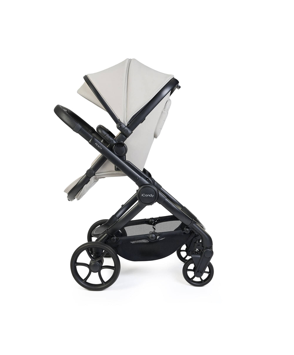 iCandy Pushchairs iCandy Peach 8 Complete Bundle with Cocoon 360 Car Seat - Taupe