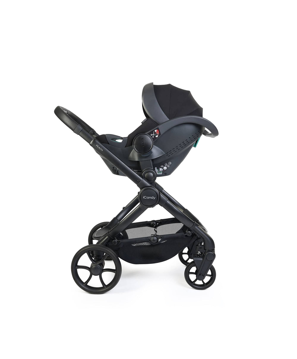 iCandy Pushchairs iCandy Peach 8 Complete Bundle with Cocoon 360 Car Seat - Taupe
