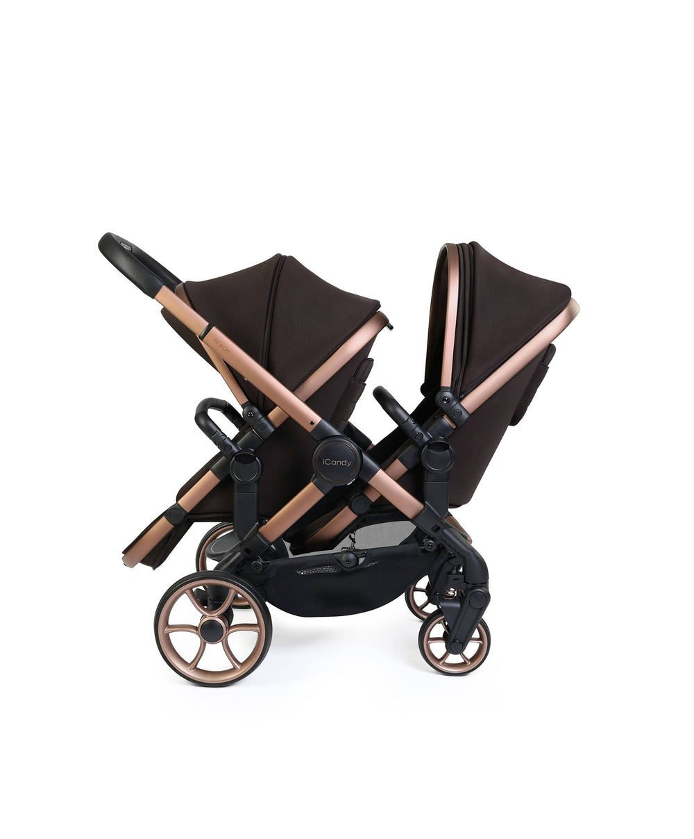 iCandy Pushchairs iCandy Peach 8 Double Complete Bundle - Pecan