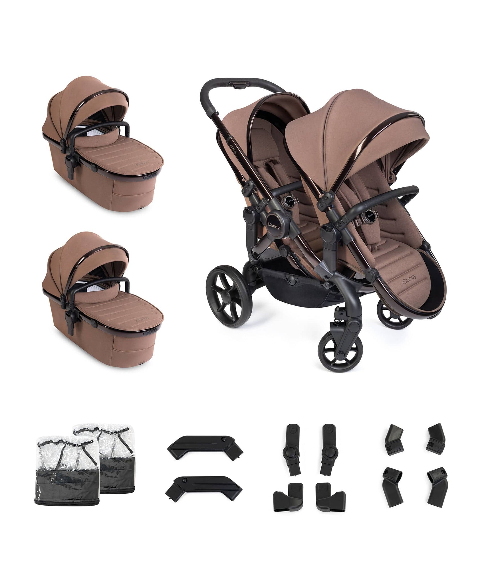 icandy peach stroller travel bag iCandy Peach 8 Twin Complete Bundle