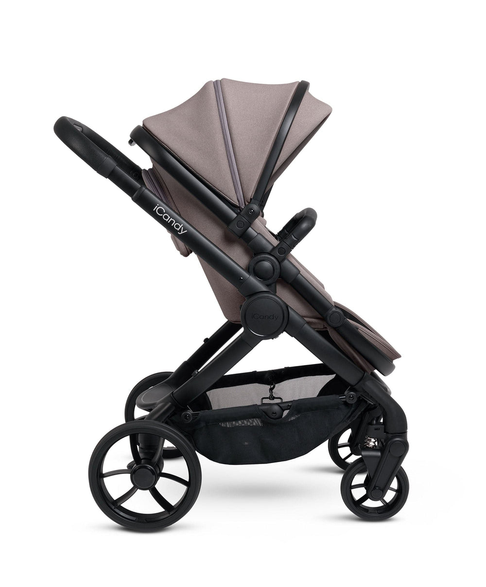 iCandy Pushchairs iCandy Peach7 Porcini Complete Bundle With Cybex Cloud T i-Size Rotating Baby Car Seat &amp; Base