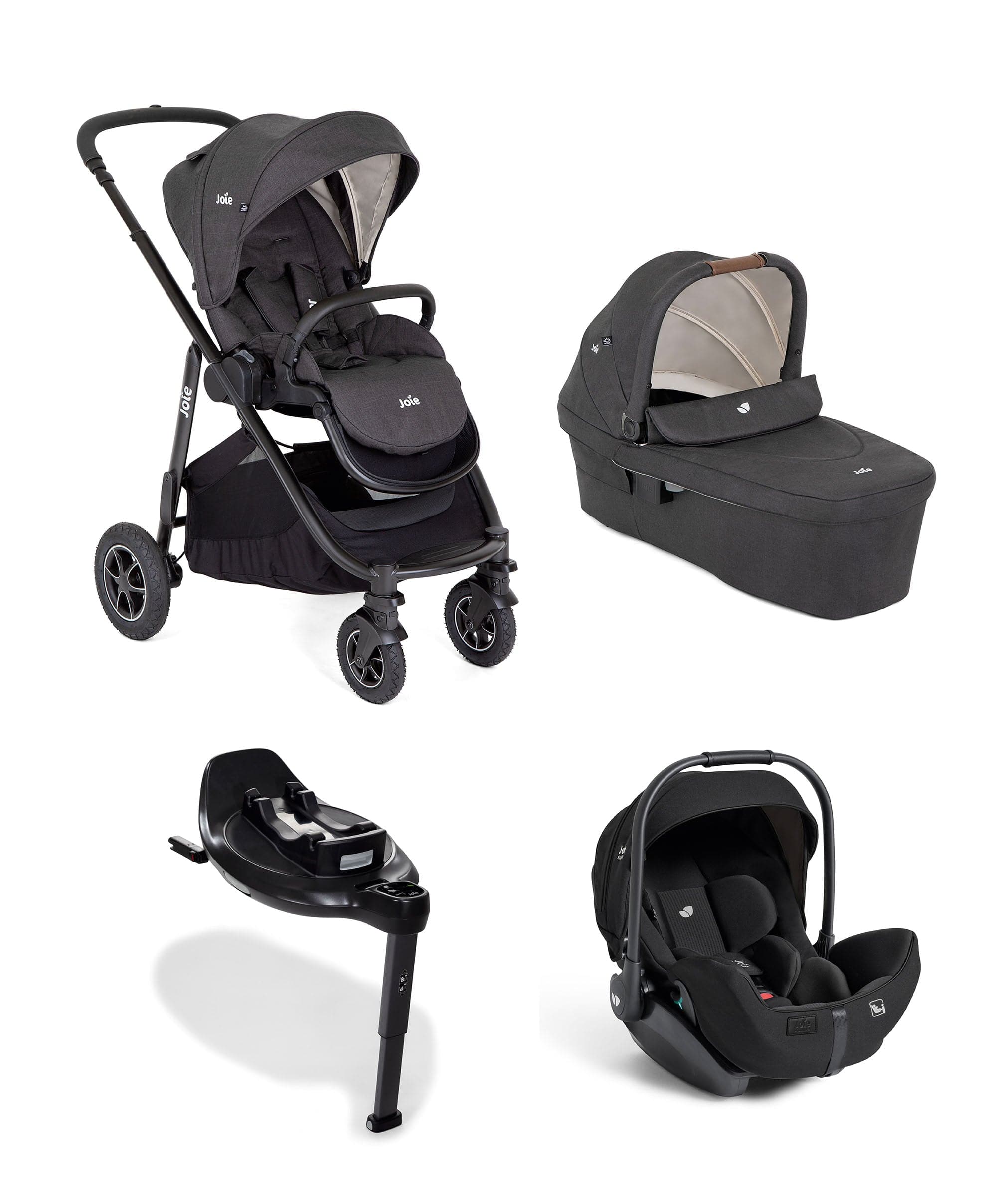 Joie Versatrax Pushchair Bundle With Joie i-Level™ Pro Signature