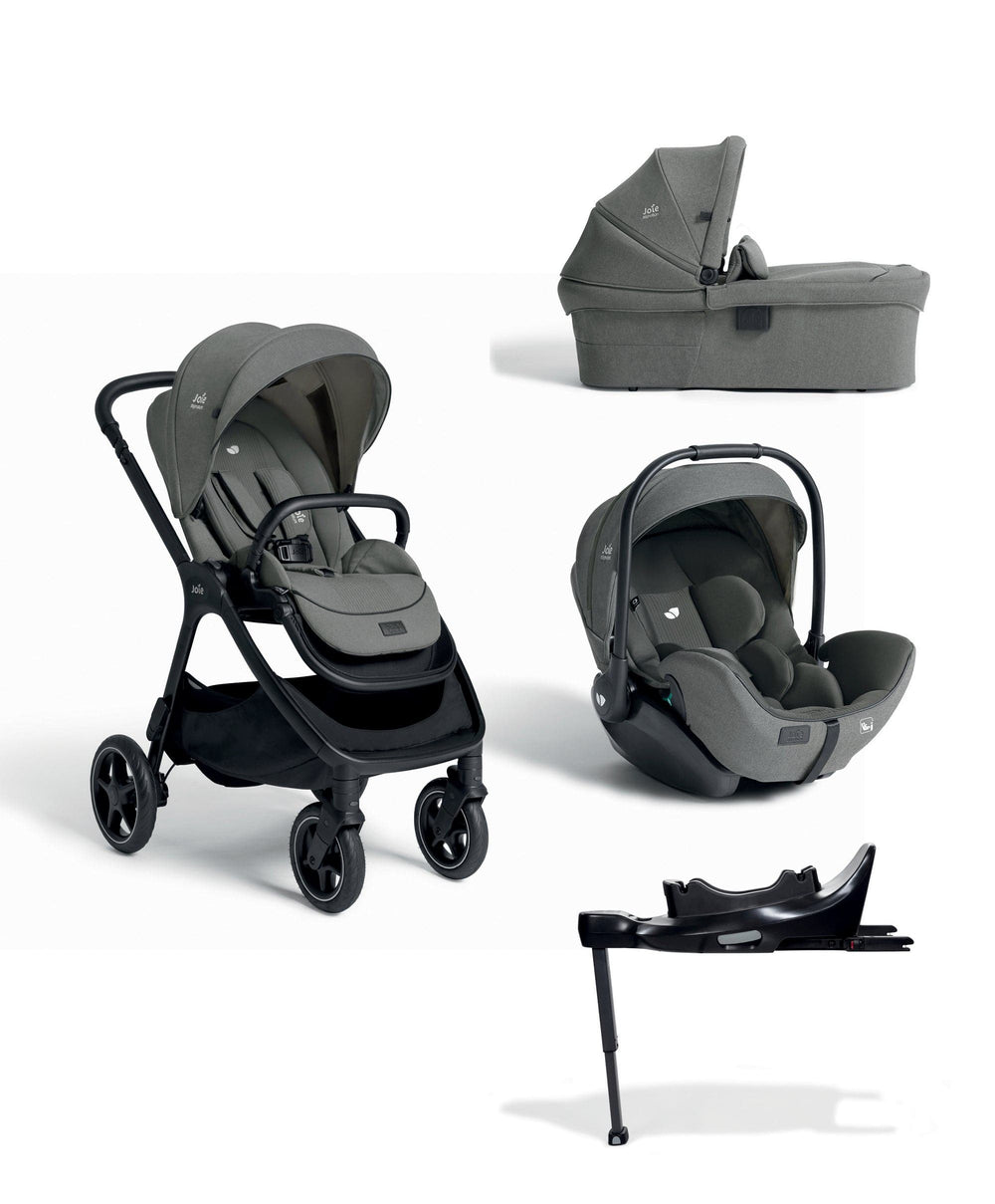 Joie Pushchairs Joie finiti™ 4in1 Signature Pushchair Bundle With Joie I-Level Pro Car Seat (4 Pieces) - Evergreen