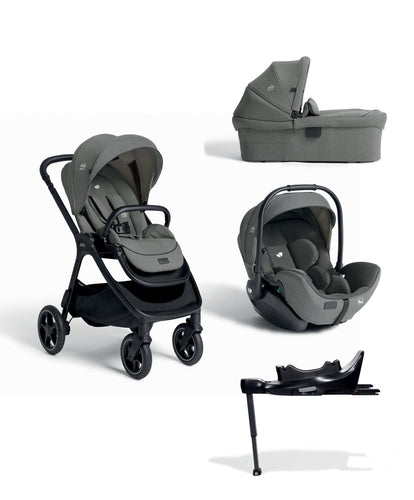 Joie Pushchairs Joie finiti™ 4in1 Signature Pushchair Bundle With Joie I-Level Pro Car Seat (4 Pieces) - Evergreen