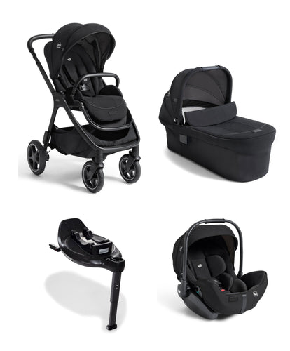 Joie Pushchairs Joie finiti™ 4in1 Signature Pushchair Bundle with Joie Signature I-Level PRO Car Seat (4 pieces) - Eclipse
