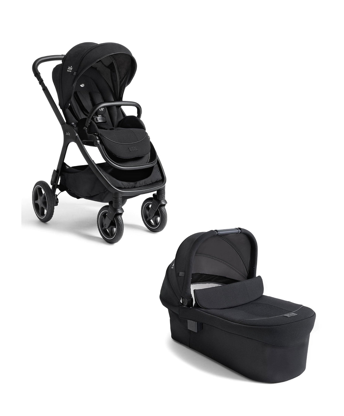 Joie Pushchairs Joie finiti 4in1 Signature Pushchair & Joie Ramble XL Signature Carrycot Bundle- Eclipse