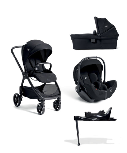 Joie Pushchairs Joie Signature Valora Pushchair  Bundle With Joie I-Level Pro Signature Car Seat & Base (4 Pieces) -  Eclipse