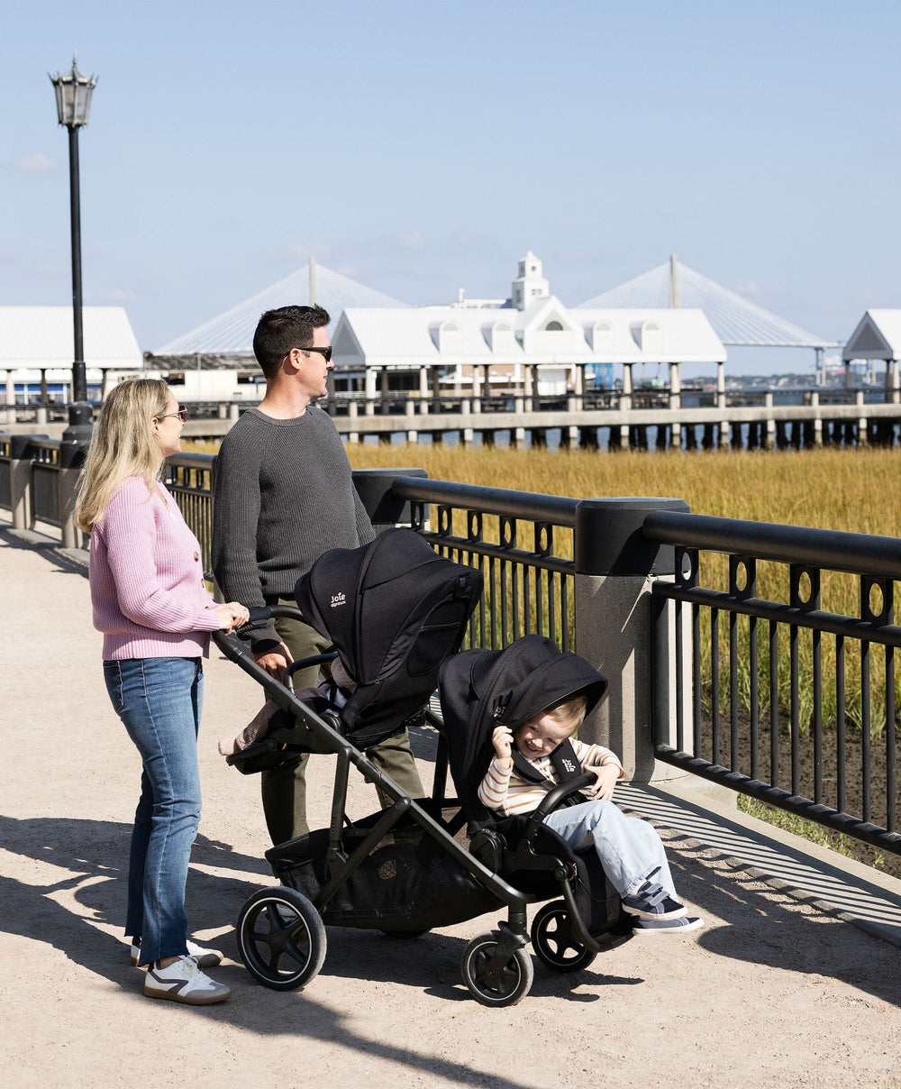 Joie Pushchairs Joie Versiti Duo signature single to double pram &amp; signature sibling seat