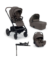 Joie Pushchairs Nuna Mixx Next Pushchair Bundle With Arra Flex Car Seat & Base - Chestnut