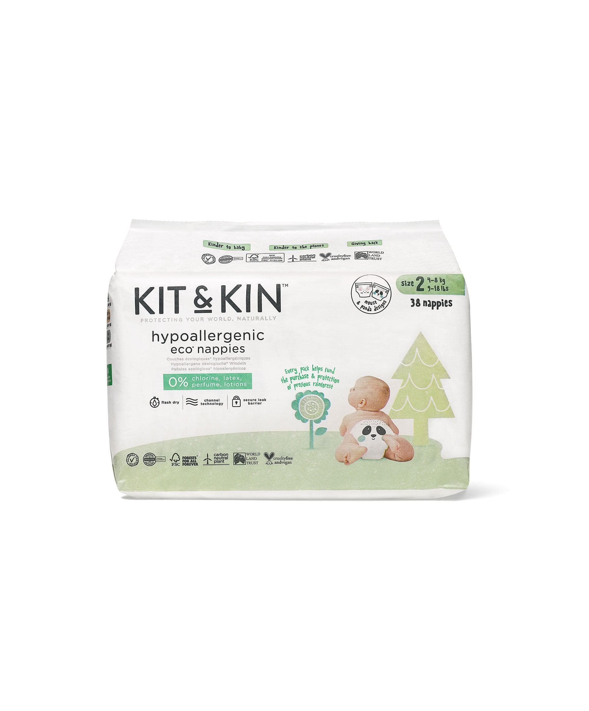 Kit Kin Hypoallergenic Eco Nappies Size – Mamas Papas IE