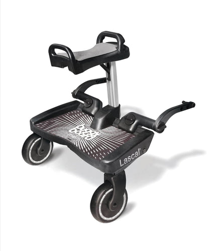 Lascal Buggyboards Lascal Black Maxi BuggyBoard® Plus Grey Saddle