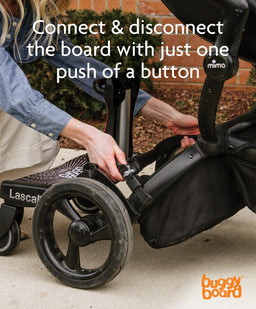 Lascal Buggyboards Lascal Black Maxi BuggyBoard&reg; Plus Grey Saddle