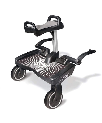 Lascal Buggyboards Lascal Black Maxi BuggyBoard® Plus Grey Saddle
