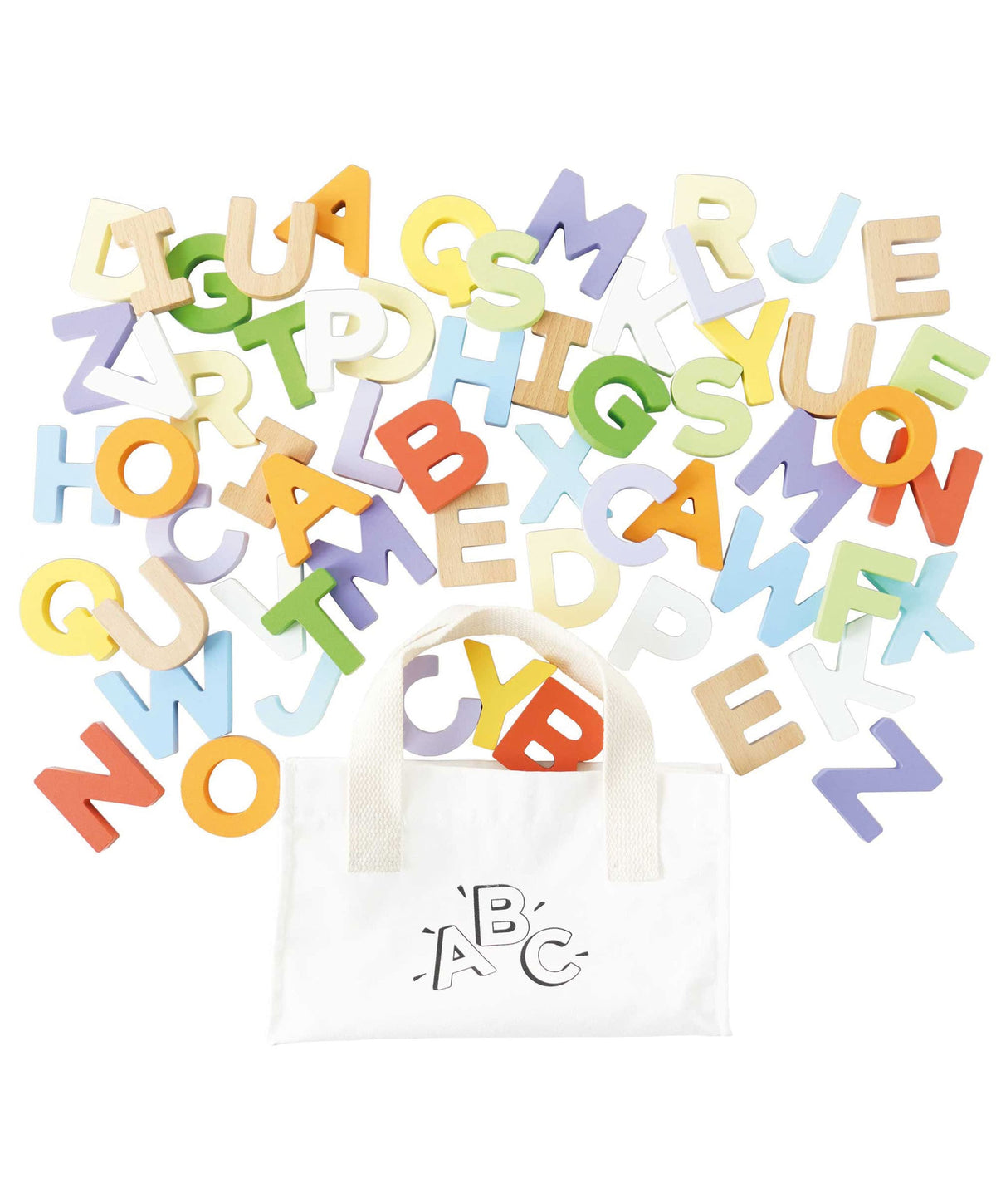 Le Toy Van Jigsaws & Puzzles Le Toy Van Wooden Alphabet Set & Bag