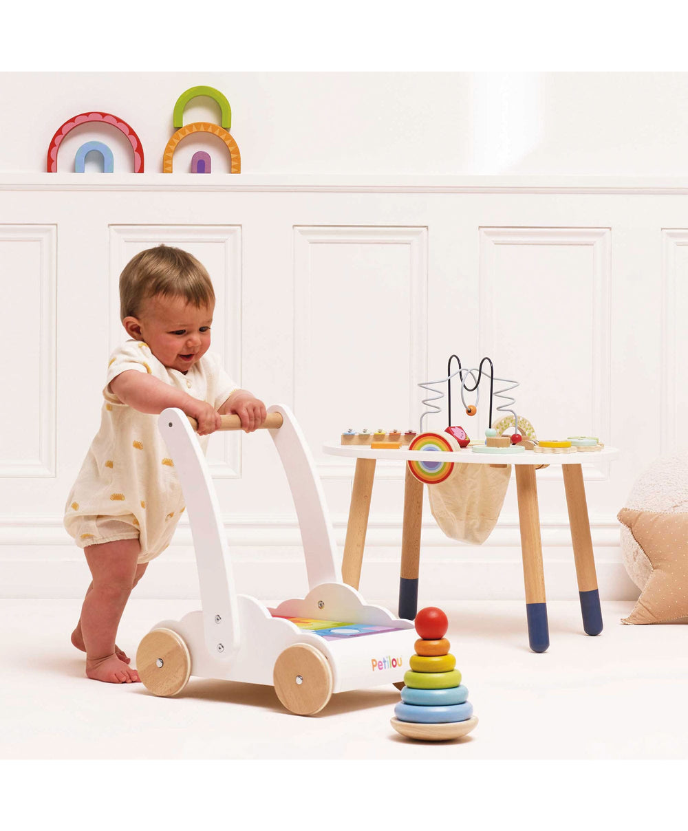 Le Toy Van Walkers Le Toy Van Rainbow baby Walker &amp; Puzzle