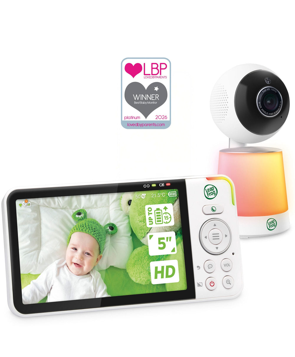 Leapfrog Baby Monitors LeapFrog LF4915HD 5 Inch Wi-Fi  Pan &amp; Tilt Monitor