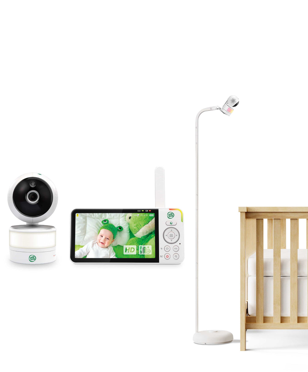 Leapfrog Baby Monitors LeapFrog LF915HD 5 Inch Video Baby Monitor &amp; Floorstand - White