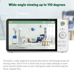 Leapfrog Baby Monitors LeapFrog LF915HD 5" Video Baby Monitor with Colour Night Vision - White