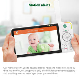 Leapfrog Baby Monitors LeapFrog LF915HD 5" Video Baby Monitor with Colour Night Vision - White